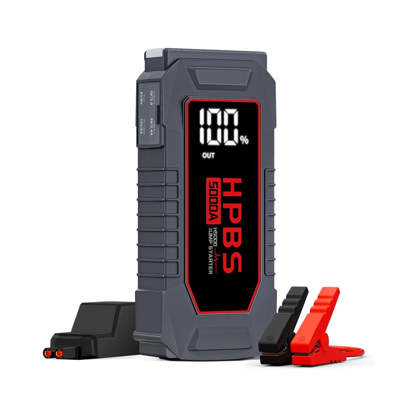 Car Jump Starter - 5000A Peak Jump Starter Battery Pack with DC for Up to All...