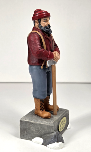 Dept 56 PAUL BUNYAN STATUE Figurine #6003173 Minnesota Lumberjack 6.75" NEW - Picture 5 of 14
