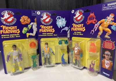 Real Ghostbusters Kenner Peter/Ray/Winston Fright Features Hasbro Reissue