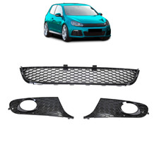Stoßstangengitter Set vorne passend für VW Golf 6 VI 2008-2012 Schwarz