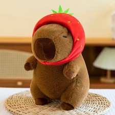 25cm Capybara Plush Stuffed Animal Cute Soft Simulation Doll Kids Toy Gift