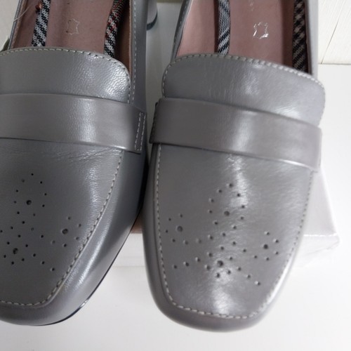 Next Size 6 Wide Fit Shoes Office Work Smart Rrp£45 Grey - Picture 3 of 7