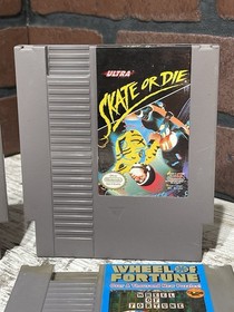 Lotto giochi NES (x4) Nintendo🔥 Mario, Skate or Die, Fighting Golf, Wheel of Fortune