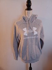 Under Armour Grey Hooded Sweatshirt Womens Size Small