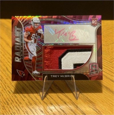 Panini Trey McBride Radiant Rookie Patch Signatures RAD-TMB Auto 03/25
