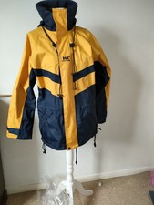 Helly Hansen Vintage Navy and Yellow Sailing Jacket Size XS Excellent Condition