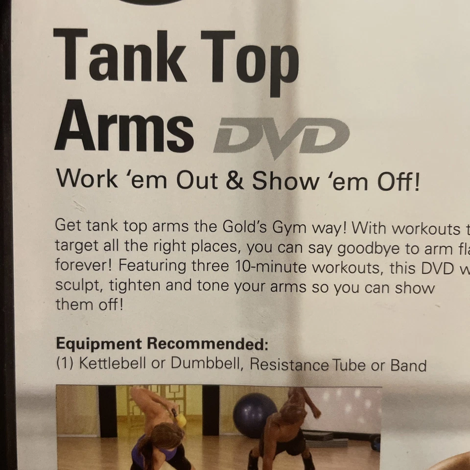 Golds Gym Tank Top Arms - GOOD 3 Complete Workouts Toned Arms Foto 3 de 4