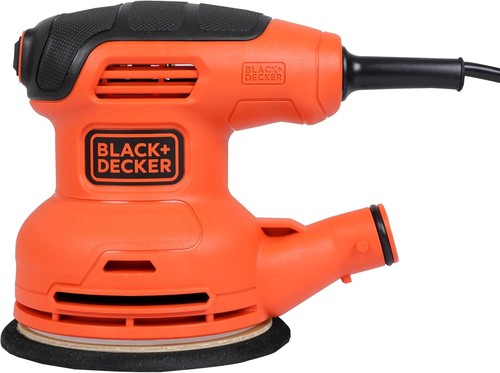 BLACK+DECKER Levigatrice roto orbitale 230W.Sacchetto raccoglipolvere incluso pe - Foto 2 di 12