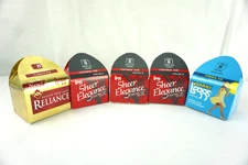 5 Pairs Vintage Leggs Sheer Elegance Reliance Summer Pantyhose Size B New in Box