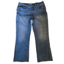 Levis 529 Classic Boho Curvy Bootcut Jeans Women's 16 Medium Wash Blue Denim