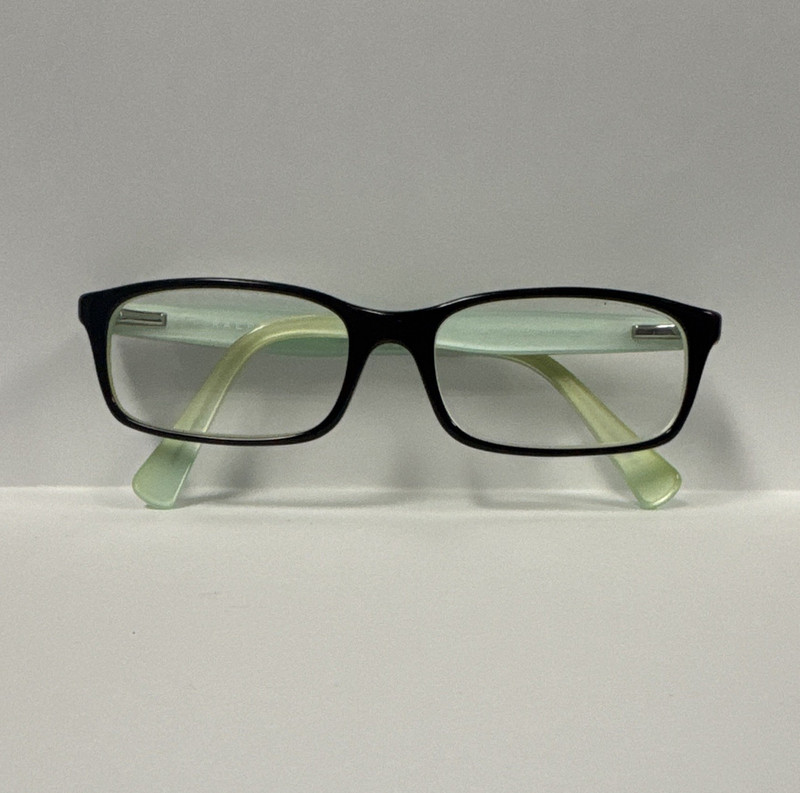 Ralph RA7047 601 Full Rim Green Plastic Rectangular  Frames 52-16-135. #45