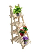 Pflanzleiter/ Blumentreppe mit 4 Ablagen