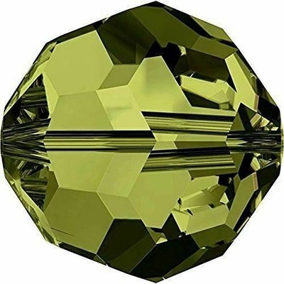 9 ORIGINAL SWAROVSKI RUNDE 10mm KRISTALL PERLEN OLIVIN SUPER ANGEBOT