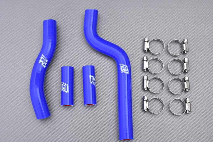Durite radiateur eau YAMAHA YZ250 bleu silicone moto cross 2002-2021