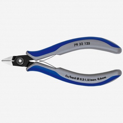 Knipex Precision Electronics Diagonal Cutters Pointed Head w/ Very Small Bevel -