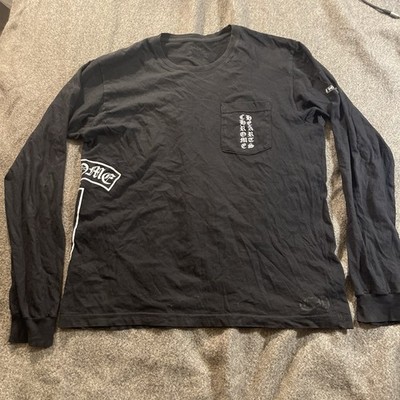 Chrome hearts multi logo L/S t shirt black