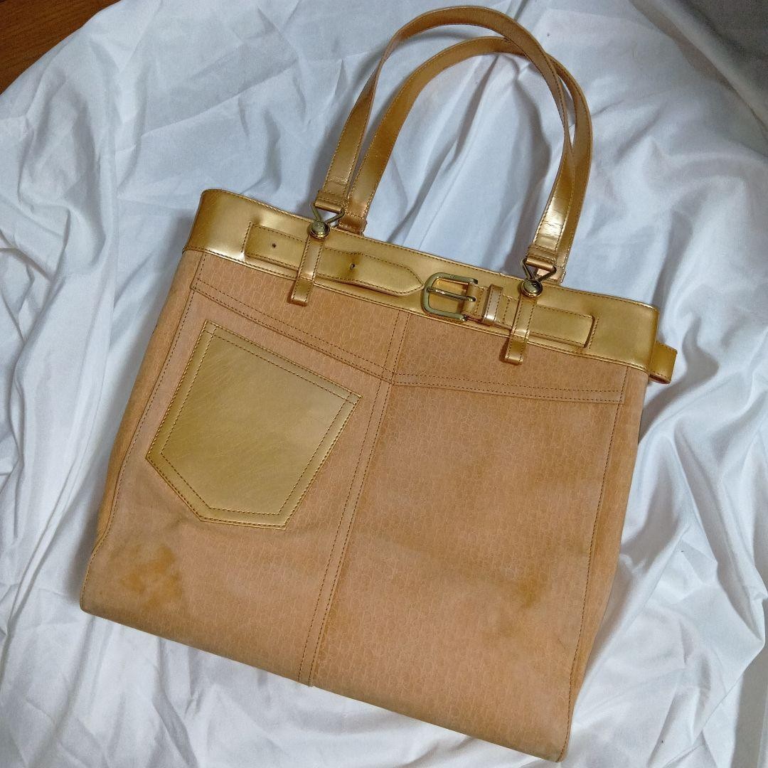 Christian Dior Trotter Tote Bag Handbag Used 35cm x 32cm x 12cm thumbnail 18