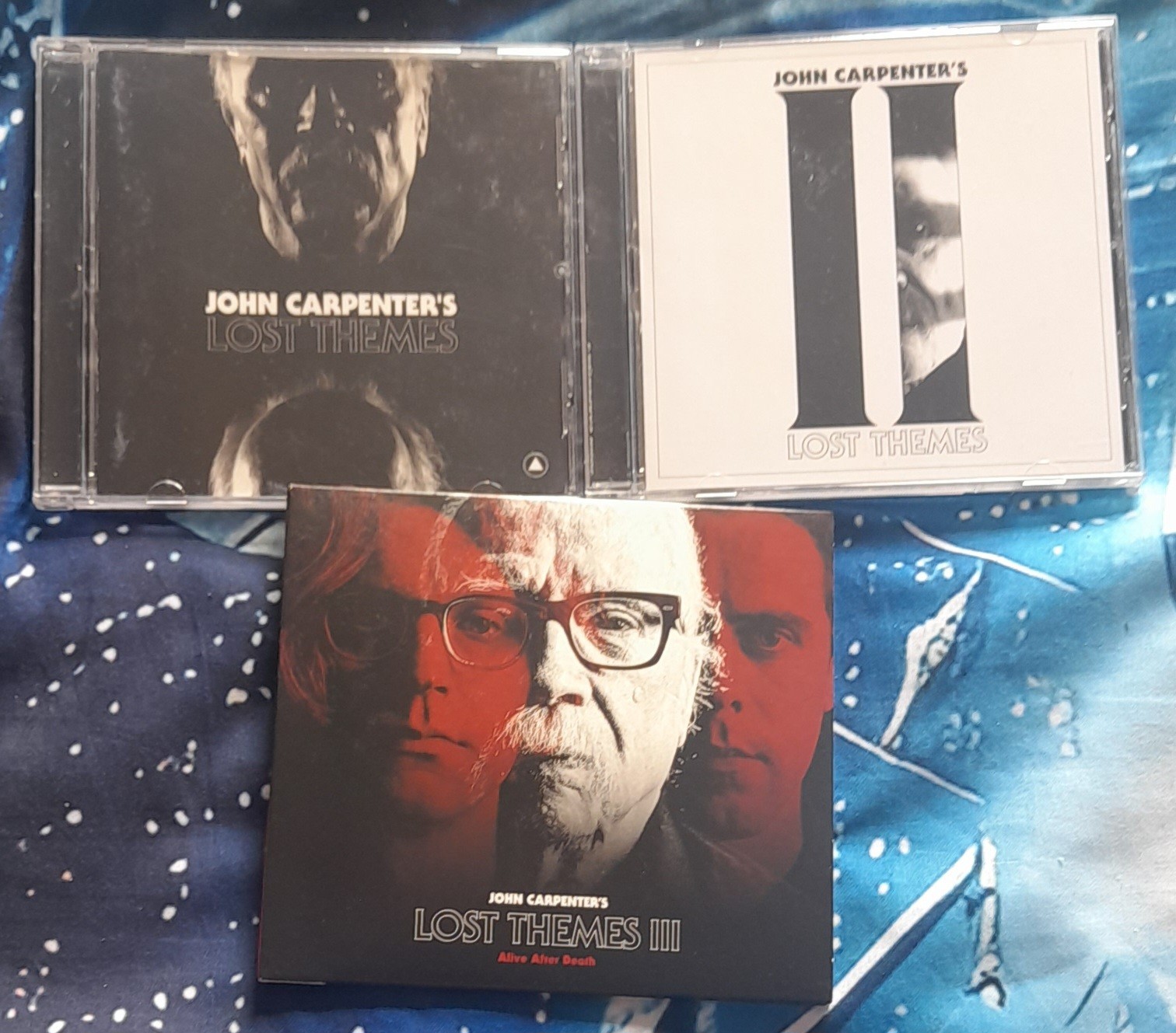 CD x 3- JOHN CARPENTERS - LOST THEMES, LOST THEMES II, & LOST THEMES III