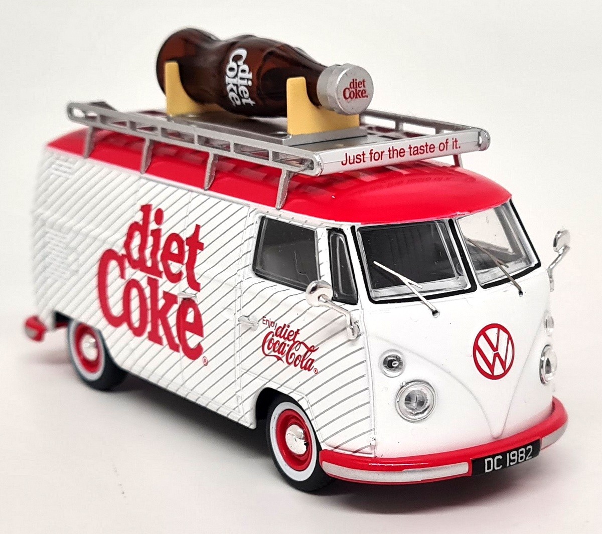 Corgi 1/43 Volkswagen T1 Split Diet Coke Coca Cola Transporter Diecast Model Car