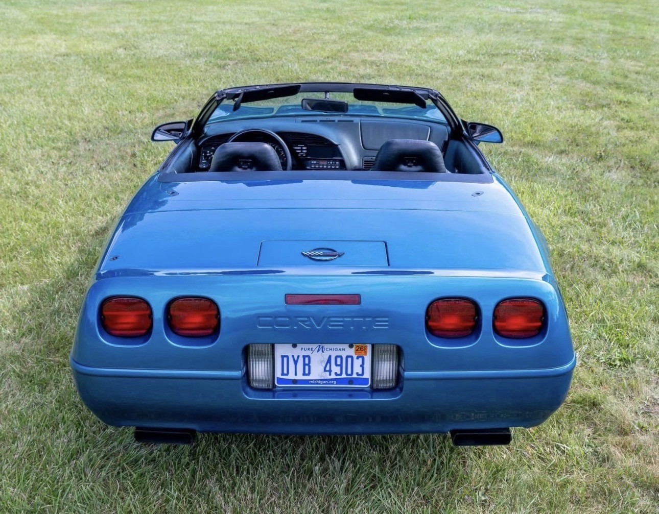 1995 Blue Chevrolet Corvette   | C4 Corvette Photo 3