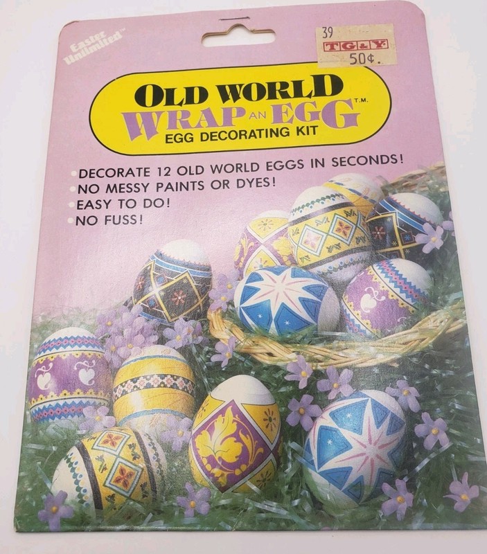 Brand New -Vintage 1986 Old World Wrap an Egg