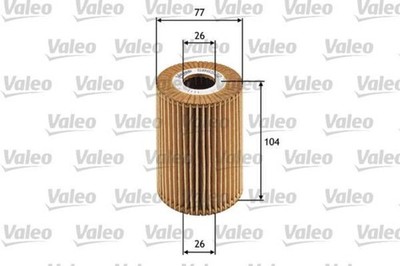 VALEO Oil Filter For RENAULT NISSAN OPEL Mascott Master II Cabstar 4415218