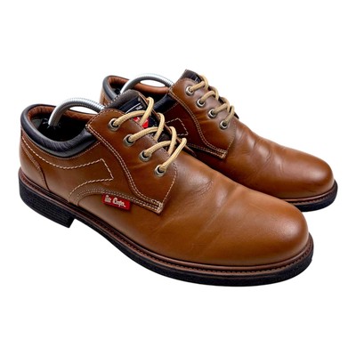 Lee Cooper Brown Leather Oxford Dress Shoes LC9573 Men's Size 11 US / EU 45