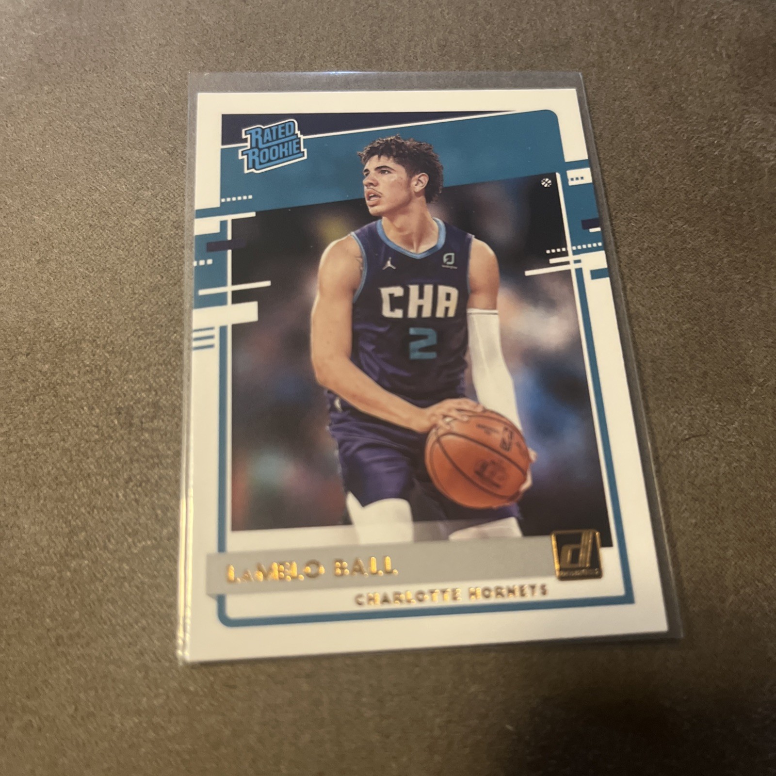 2020-21 Panini Donruss - Rated Rookies LAMELO BALL #202 Rookie (RC) Hornets