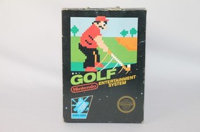 Golf NES Nintendo Complete CIB! Authentic! Non Rev-A 5 Screw Hangtab! Rare!