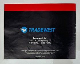 Danny Sullivan's Indy Heat (Nintendo Entertainment System, 1992) NES CIB