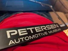 Petersen Automotive Museum Vintage California Dealer License Plate Frame Petersen Automotive Museum Vintage California Dealer License Plate Frame