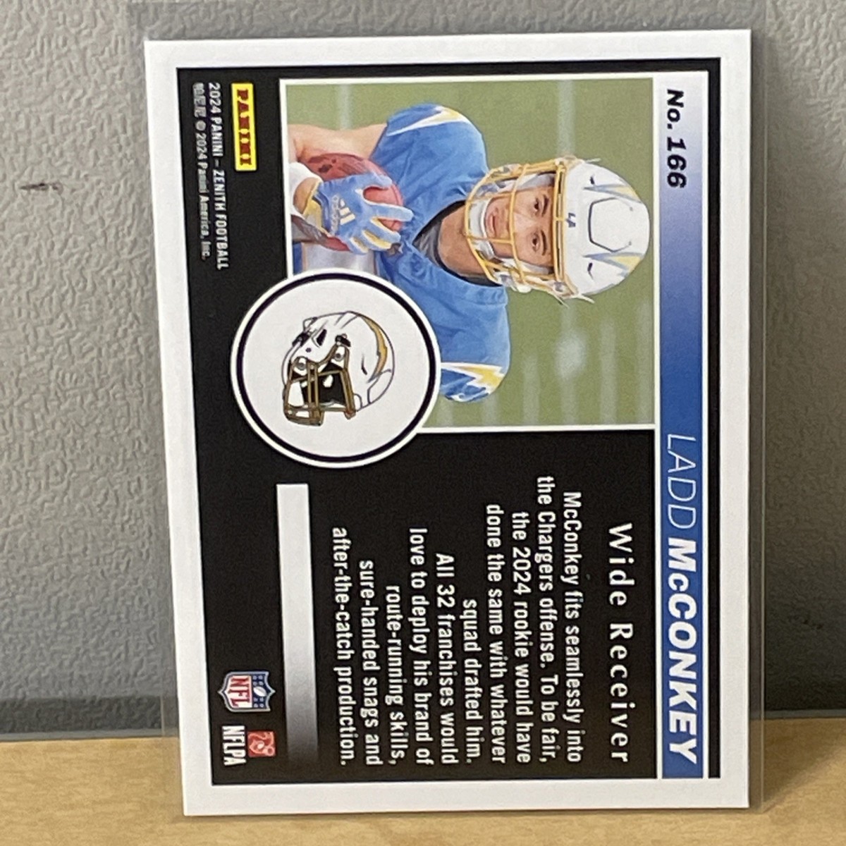 2024 Zenith Football Base #166 Ladd McConkey Rc | eBay