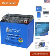Mighty Max 12V 6Ah Gel Battery for Honda Ruckus 2003-2014 - Reliable Performance