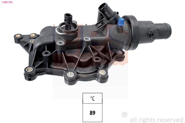 Thermostat KüHlmittel EPS 1.880.706 FüR ScÉNic Renault CR0 Clio BG0 BR0 JM0 3 2-image