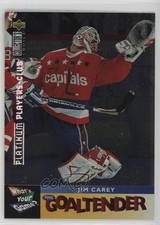 1995 Collector's Choice What's Your Game? Platinum Player's Club Jim Carey 1z4