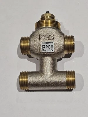 SAUTER - BUL010F400 KLEINES 3-WEGE VENTIL, DN10, G1/2A, KVS1.6, BYPASS