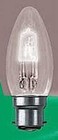 Crompton Halogen 28w BC Clear Candle Energy Saving ECAN28CBC
