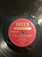 Set of 9pc lot of 10" 78's Sleeves poor - see photos for album condition.