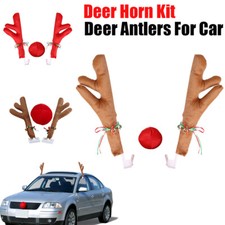 Deer Horn Car Christmas Reindeer Accessories Decorations Antlers Christmas Trim