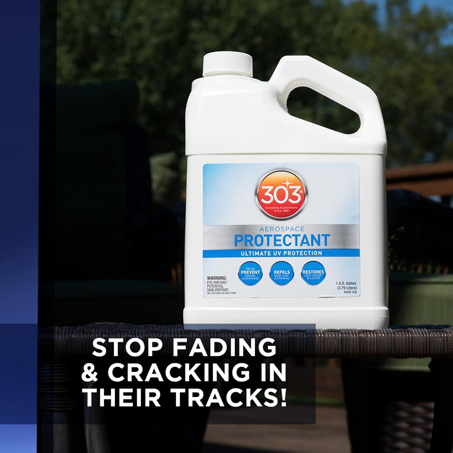 Aerospace Protectant UV Protection Repels Dust, Dirt, & Staining 128 Fl. Oz.