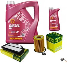 Pakiet inspekcyjny MANN 6L MANNOL Diesel TDI 5W-30 do Honda Civic VIII Hatchback