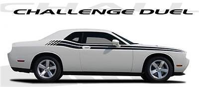Dual Strobe Stripes Decals Vinyl Graphic 3M PRO for 2011-2016 Dodge Challenger