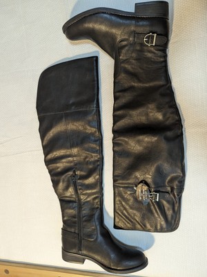 American Rag Women's Adarra Knee High Boots - Truffle Color Side Zipper Fashion Boots - View #5