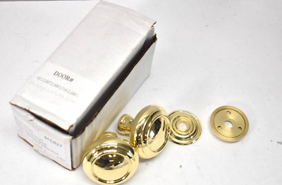 Merit Gwynedd Collection 2-1/4'' Dia Knob Set Non Lacquered Polished Brass