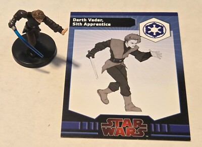 WOTC Star Wars Miniatures - Darth Vader Sith Apprentice #21 with card