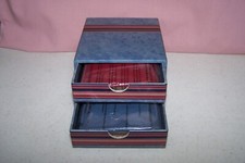 Mini 2" x 4" Creative Memories Blue Red Small Photo Album PicFolio NEW in Box