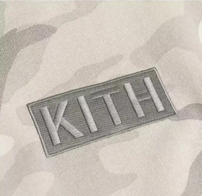 Kith Multi-Camo Williams Hoodie Off-Beige Camo Monday Program NWT  