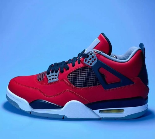 Size 8.5-12 New Nike Air Jordan 4 Retro Men's Red/White sneakers 308497-603 - Picture 1 of 7