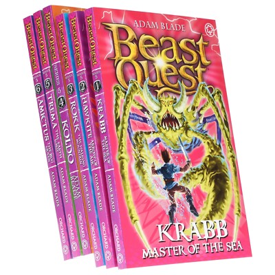 Beast Quest Series 5 By Adam Blade: 6 Books Collection Set - Ages 7-9 -Paperback
