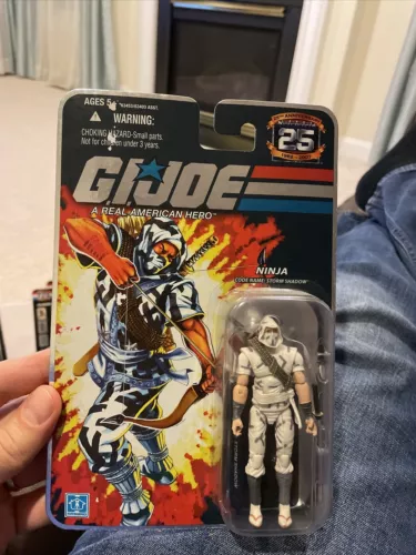 Storm Shadow (v22) Figure GI Joe ARAH 25th Anniversary Hasbro New on Card